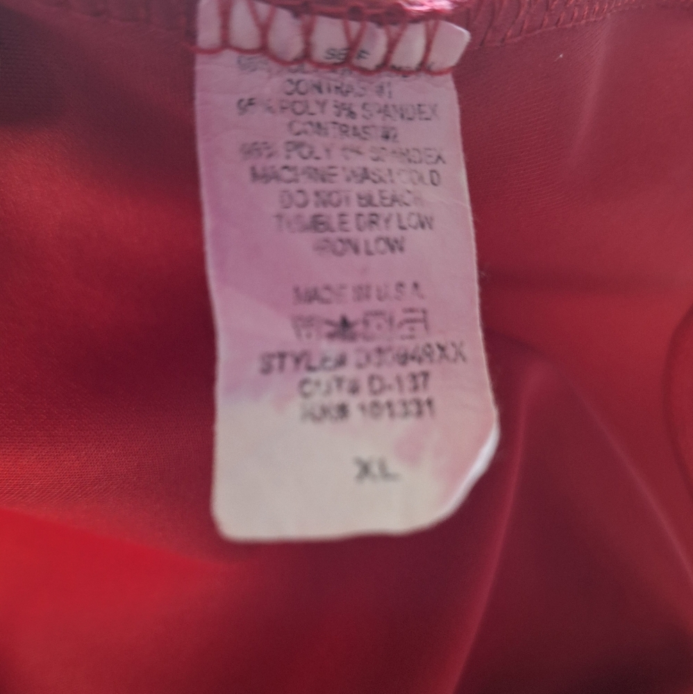Charlotte Russe Y2K Vintage Red & Black Mesh Cut Out Cocktail Bodycon Mini Dress - Picture 9 of 9
